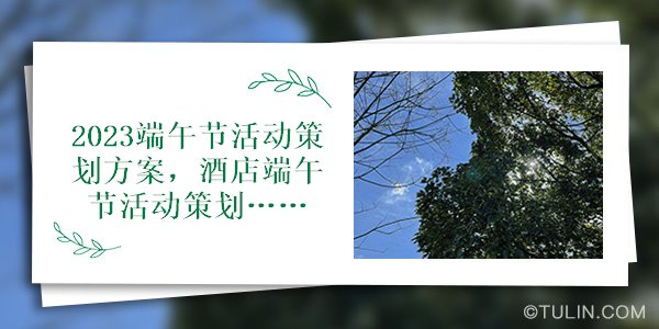 2023端午节活动策划方案，酒店端午节活动策划范文（精选20篇）