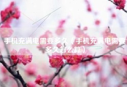 手机充满电需要多久（手机充满电需要多久怎么算）