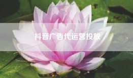 抖音广告代运营投放