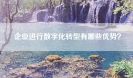 企业进行数字化转型有哪些优势？