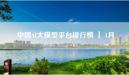 中国AI大模型平台排行榜 ｜ 1月