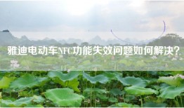 雅迪电动车NFC功能失效问题如何解决？
