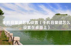 手机音量键怎么设置（手机音量键怎么设置在桌面上）