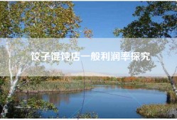 饺子馄饨店一般利润率探究