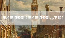 手机新浪爱彩(手机新浪爱彩app下载)