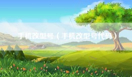 手机改型号（手机改型号代码）