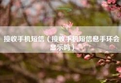 接收手机短信（接收手机短信息手环会显示吗）