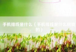 手机排线是什么（手机排线是什么材质的）