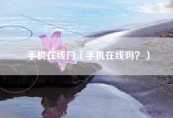 手机在线门（手机在线吗？）