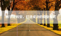 数字化转型，打造成功的商业模式