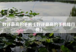 好评最高的手机（好评最高的手机排行榜）