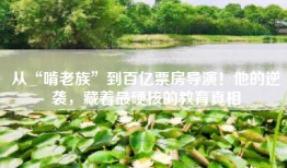 从“啃老族”到百亿票房导演！他的逆袭，藏着最硬核的教育真相