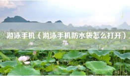游泳手机（游泳手机防水袋怎么打开）