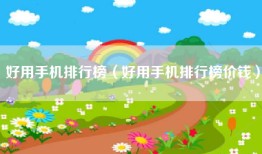 好用手机排行榜（好用手机排行榜价钱）