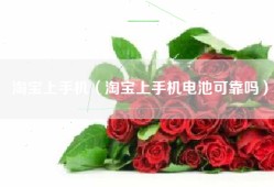 淘宝上手机（淘宝上手机电池可靠吗）