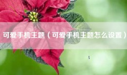 可爱手机主题（可爱手机主题怎么设置）