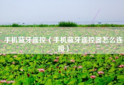 手机蓝牙遥控（手机蓝牙遥控器怎么连接）