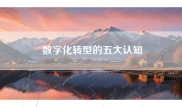 数字化转型的五大认知