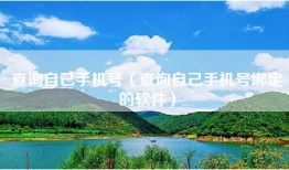 查询自己手机号（查询自己手机号绑定的软件）