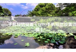 oppo手机短信设置（OPPO手机短信设置详情）