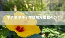 手机易发烫（手机易发烫怎么办）