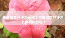 手机屏幕总成怎么换（手机屏幕总成怎么换视频教程）
