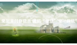 免密支付存隐患 谨防“便捷”变“踩坑”