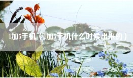 1加5手机（1加5手机什么时候出来的）