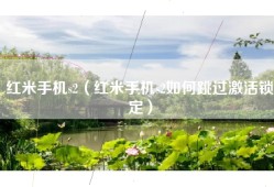 红米手机s2（红米手机s2如何跳过激活锁定）