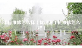 手机维修怎么样（优品客手机维修怎么样）