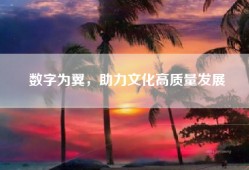 数字为翼，助力文化高质量发展