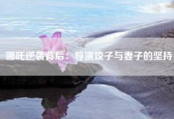 哪吒逆袭背后：导演饺子与妻子的坚持
