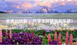 非遗运动荟 ，共享全民健身新乐趣！