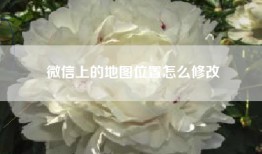微信上的地图位置怎么修改