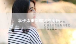 李子柒重新爆火的密码