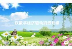 以数字经济驱动消费升级