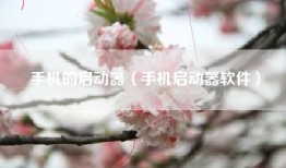 手机的启动器（手机启动器软件）