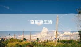 百度惠生活