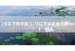 5寸以下的手机（5寸以下手机排行榜2023）