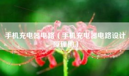 手机充电器电路（手机充电器电路设计原理图）