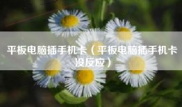 平板电脑插手机卡（平板电脑插手机卡没反应）