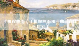 手机双曲面（手机双曲面和四曲面有什么区别）