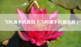 飞利浦手机新款（飞利浦手机最新款）