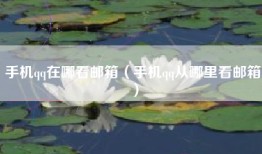 手机qq在哪看邮箱（手机qq从哪里看邮箱）
