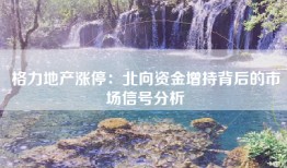 格力地产涨停：北向资金增持背后的市场信号分析