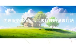 代理服务器CCProxy二级代理的设置方法