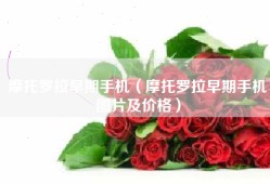 摩托罗拉早期手机（摩托罗拉早期手机图片及价格）