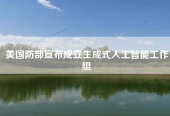 美国防部宣布成立生成式人工智能工作组