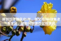 原创饺子曾失业6年，靠父母1000块养老金生活，是如何逆袭百亿导演的