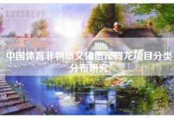 中国体育非物质文化遗产舞龙项目分类分布研究